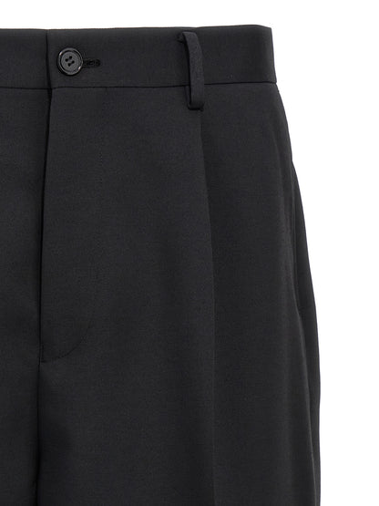 Undercover Black Polyester Bermuda Shorts