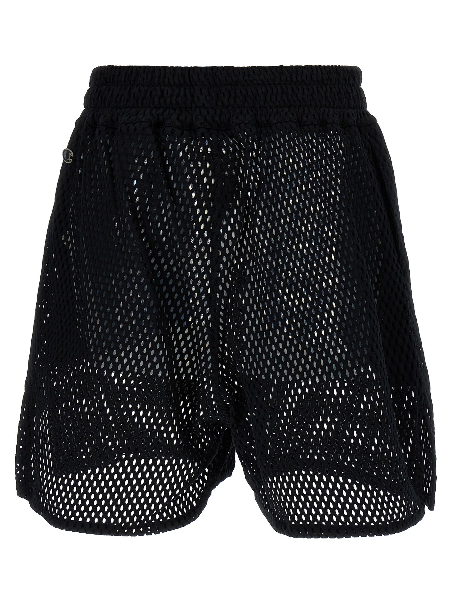 Rick Owens Black Cotton Bermuda Shorts