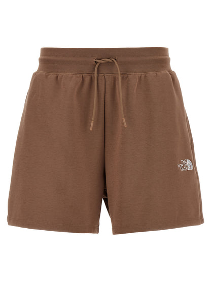 The North Face Brown Cotton Bermuda Shorts