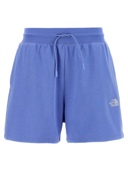 The North Face Women's Cotton Polyester Bermuda Shorts - Light Blue