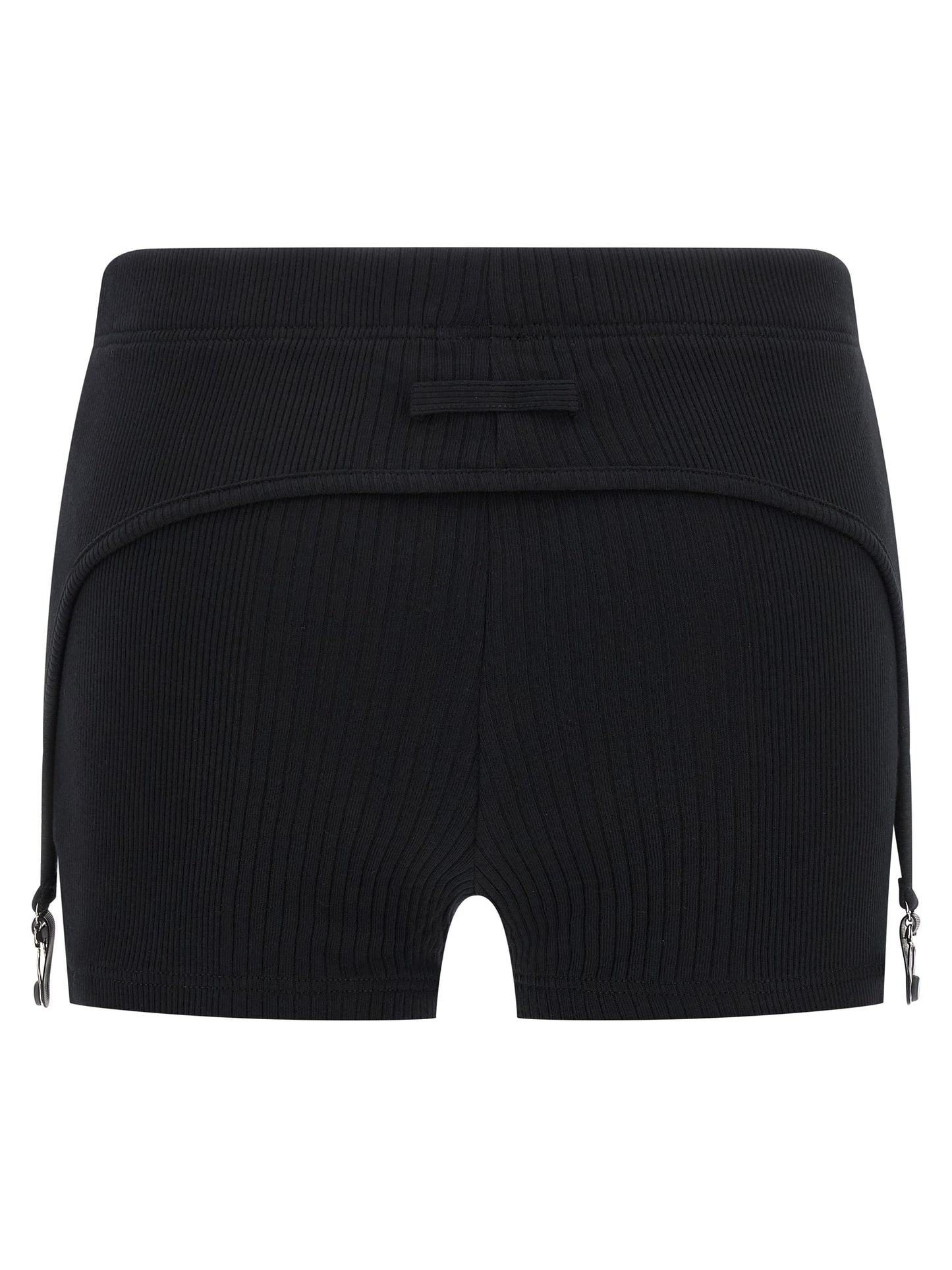 Jean Paul Gaultier Black Cotton Bermuda Shorts
