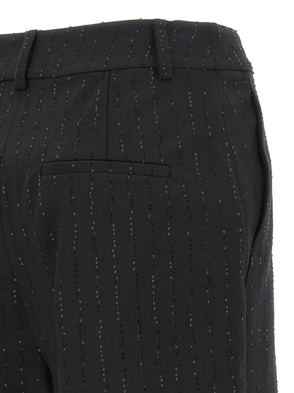 Max Mara Black Virgin Wool Bermuda Shorts