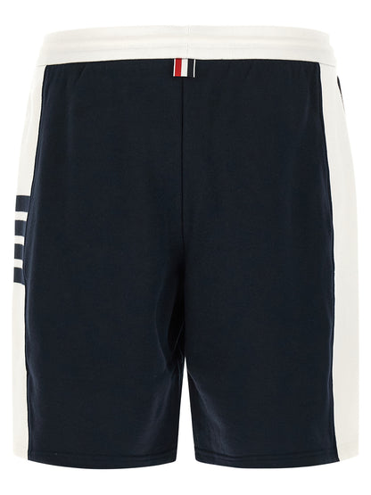 Thom Browne Blue Cotton Bermuda Shorts