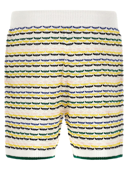 Casablanca Multicolor Cotton Bermuda Shorts