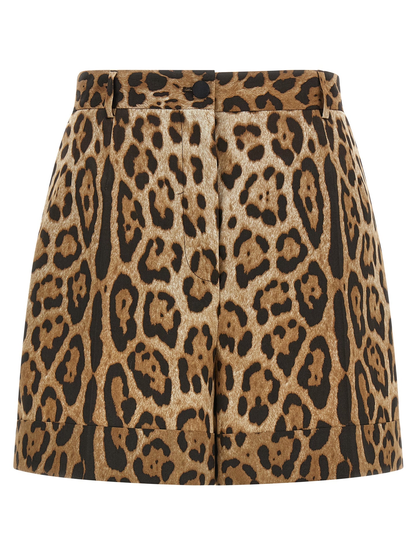 Dolce & Gabbana Brown Cotton Bermuda Shorts