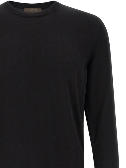 ZANONE Black Cotton Cardigan