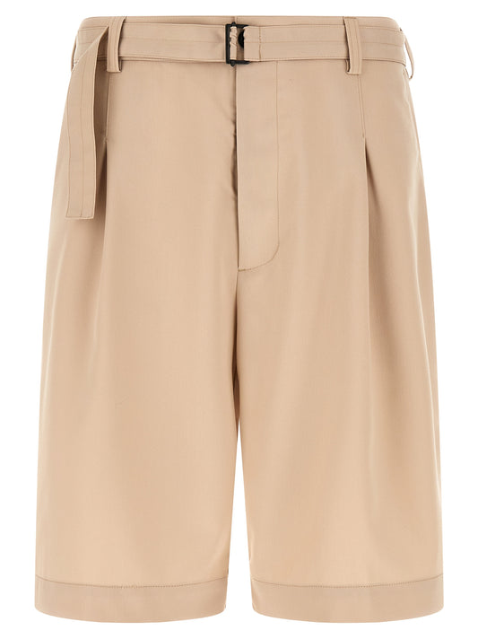 Bermuda Shorts by CELLAR DOOR for men in stretch polyester & viscose beige features a eye catching and short with a eye catching .