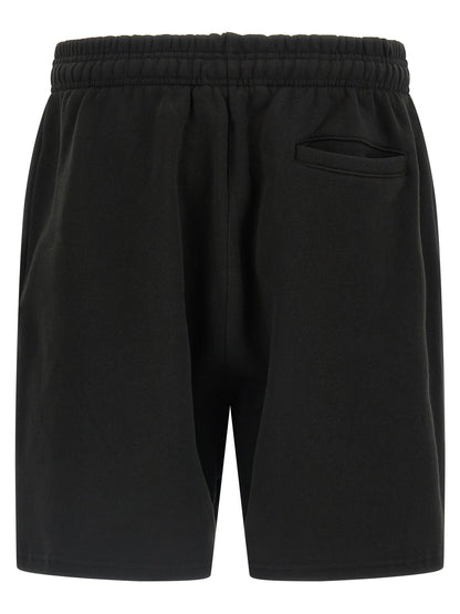 Entire Studios Black Cotton Bermuda Shorts