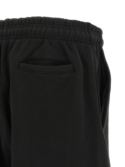 Entire Studios Black Cotton Bermuda Shorts