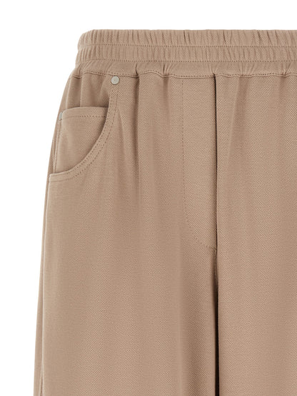 Bermuda Shorts by Brunello Cucinelli for women in polyamide cotton satin brown features a eye catching and short with a eye catching .