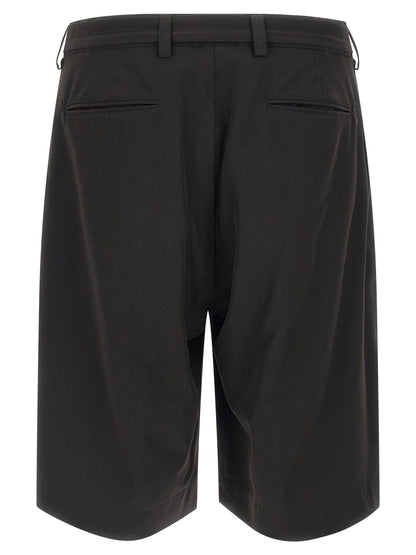 CELLAR DOOR Black Polyester Bermuda Shorts