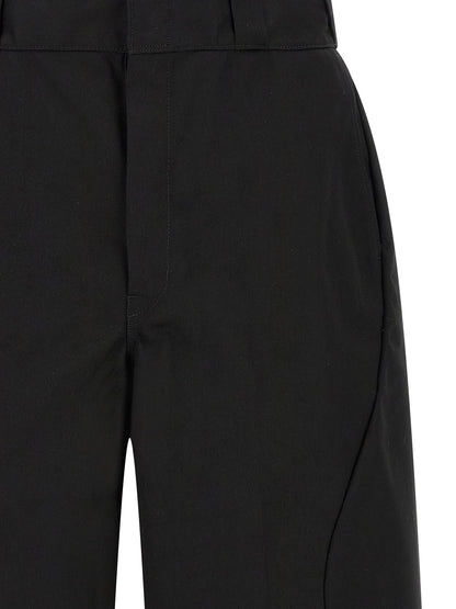 Undercover Black Polyester Bermuda Shorts