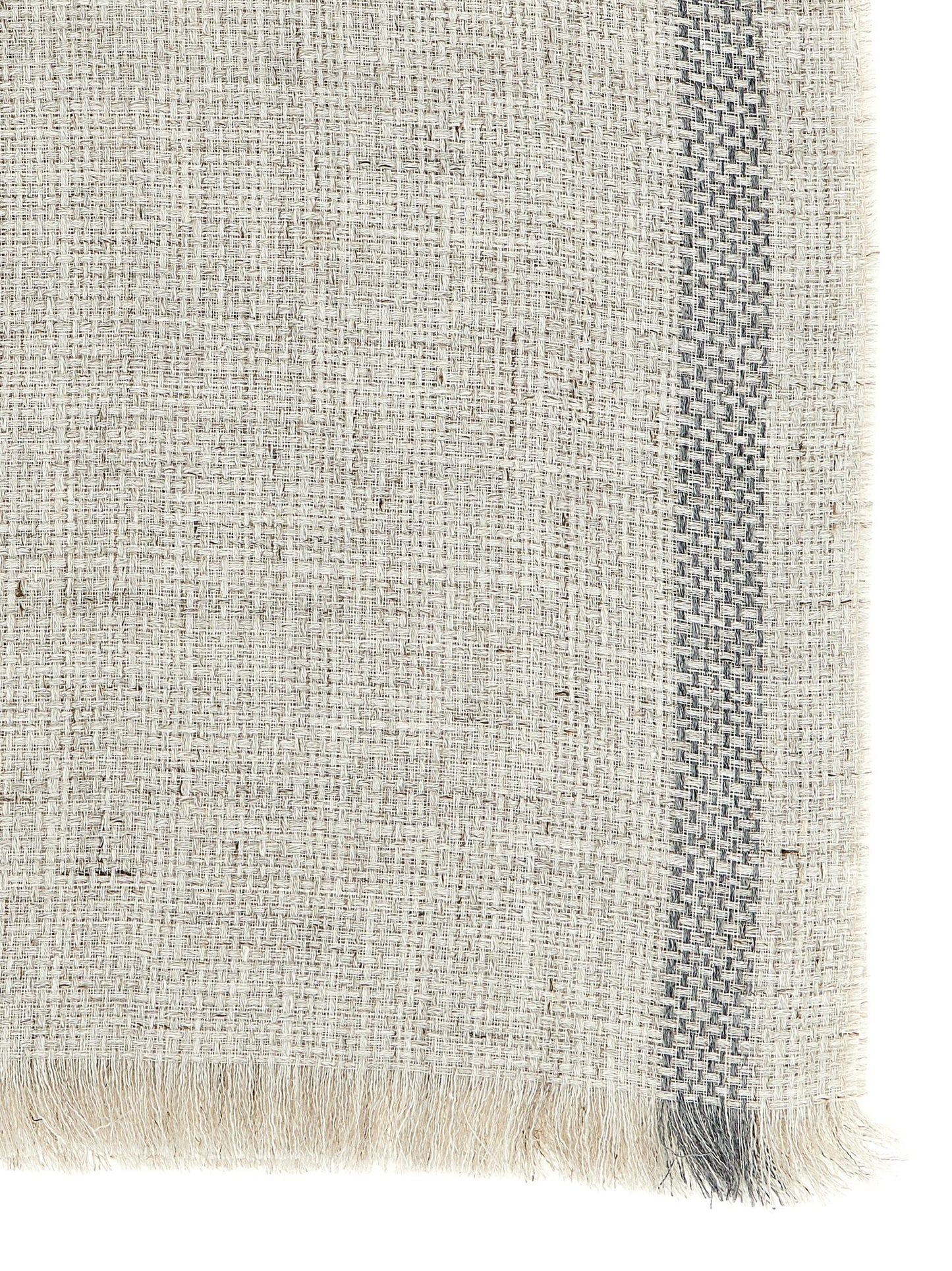 Brunello Cucinelli Gray Linen Scarf