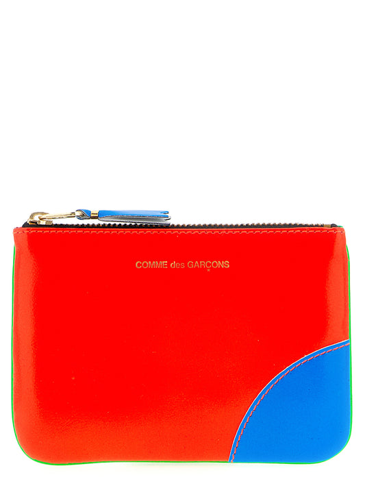 Cardholder Card Case by Comme Des Garçons for unisex in leather multicolor features an meticulous design, elegantly showcasing the refined Super Fluo Leather Cardholder Card Case aesthetic while integrating sophisticated card-organization.