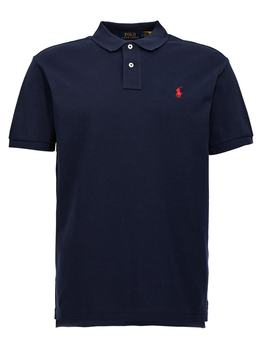 Polo Ralph Lauren Blue Cotton Polo Shirt