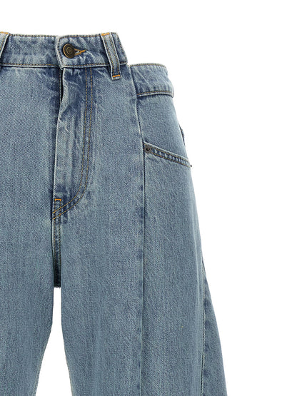 Maison Margiela Blue Cotton Jeans Denim