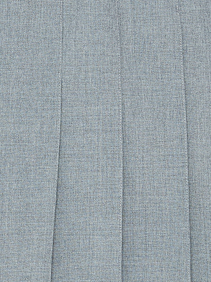 Thom Browne Gray Wool Long Skirt
