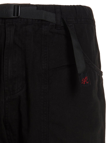 Gramicci Black Cotton Cargo Pants
