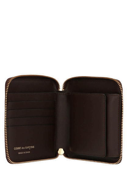 Comme Des Garçons Brown Cowhide Wallet