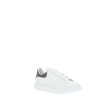 Alexander McQueen White Calf Leather Bos Taurus Platform Sneakers