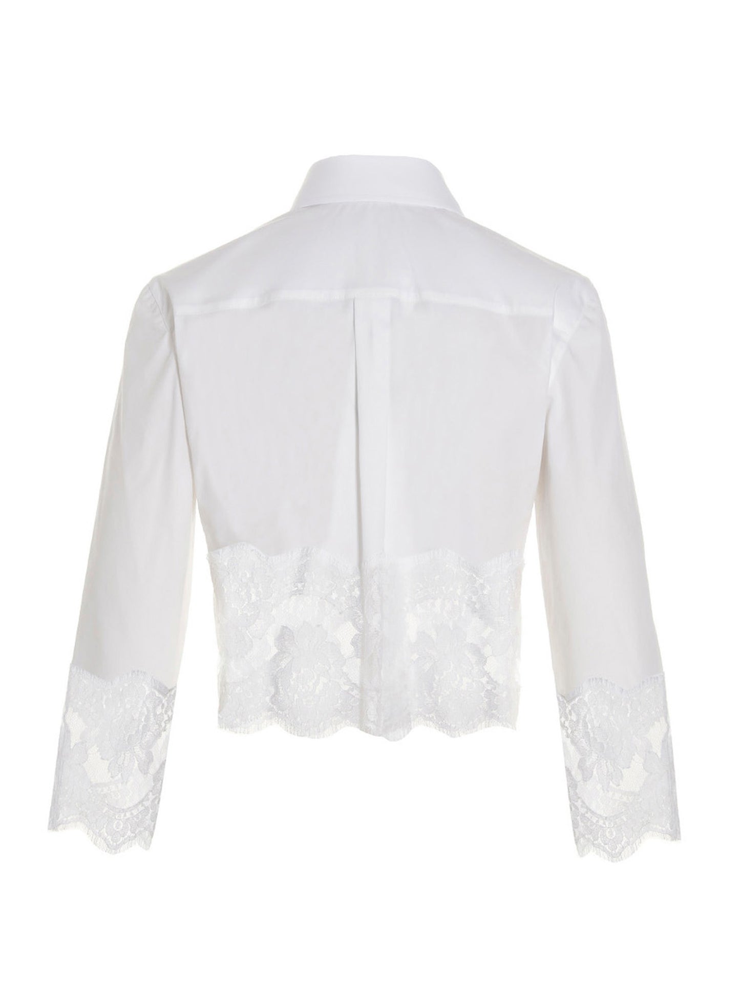 Dolce & Gabbana White Cotton Blouse