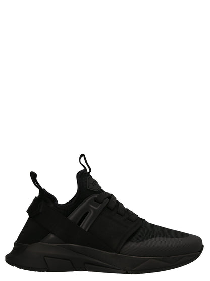 Tom Ford Black Polyethylene Athletic Sneakers