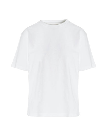 Khaite White Cotton T-Shirt