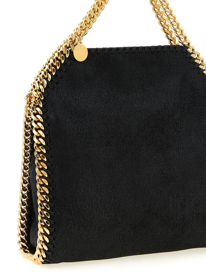 Shoulder Handbag by Stella McCartney for women in polyester black features a signature silhouette, showcasing a secure and signature with versatile shoulder-strap for a sophisticated look.