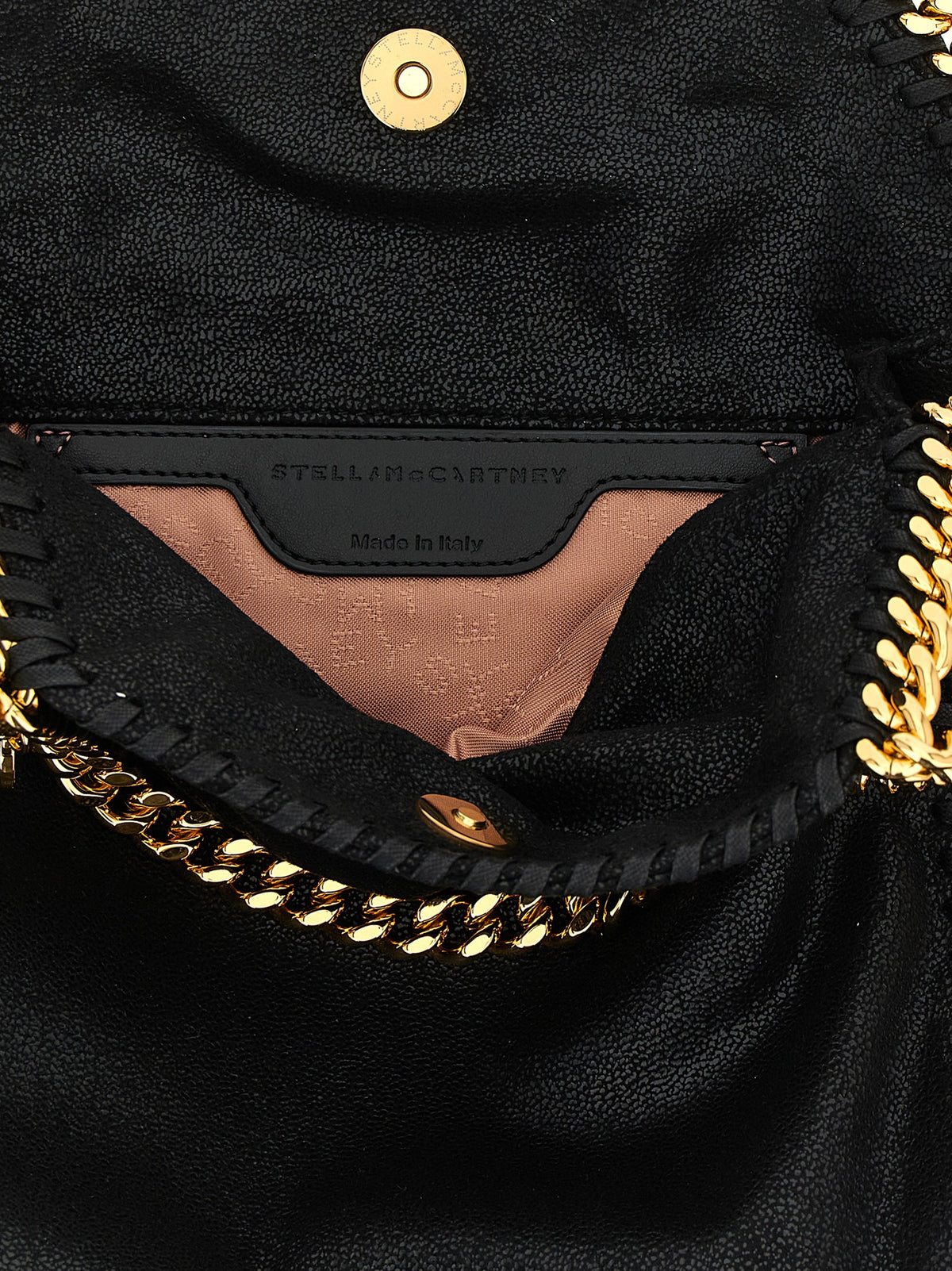 Shoulder Handbag by Stella McCartney for women in polyester black presents a ornamental silhouette, showcasing a secure , ample , and versatile shoulder-strap for a ornamental finish.