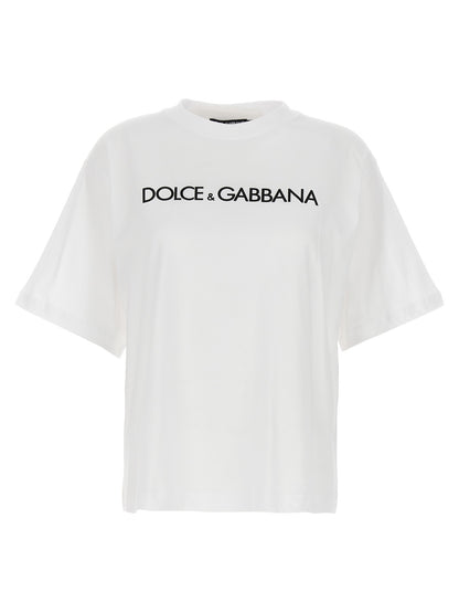 Dolce & Gabbana White Cotton T-Shirt