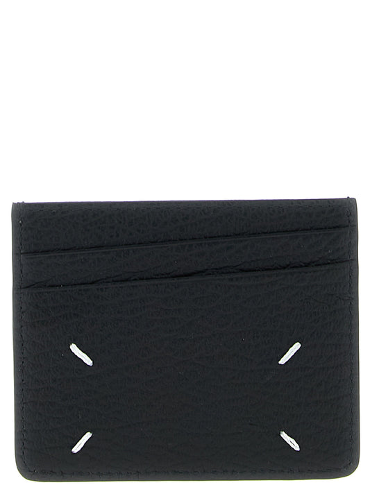 Cardholder Card Case by Maison Margiela for men in calfskin leather black showcases a couture-grade silhouette from the Calfskin Leather Cardholder Card Case collection, highlighting functional card-organization compact-design for a couture-grade finish.