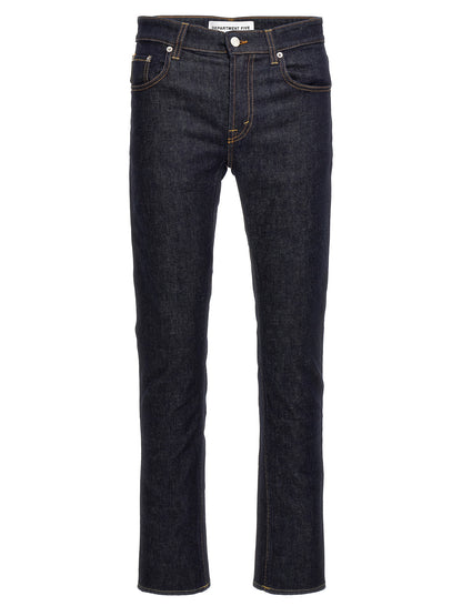 Department 5 Blue Cotton Jeans Denim