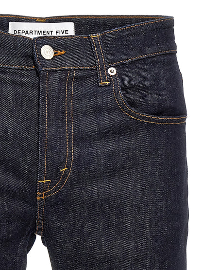 Department 5 Blue Cotton Jeans Denim