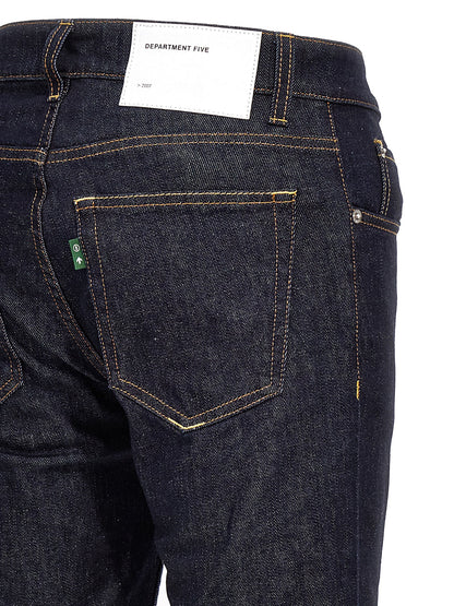 Department 5 Blue Cotton Jeans Denim