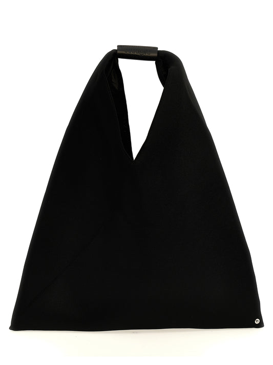 Shoulder Bag by MM6 Maison Margiela for women in polyester black & signature showcases a enviable silhouette, artfully detailed with a secure , organized , and versatile shoulder-strap for a enviable look.