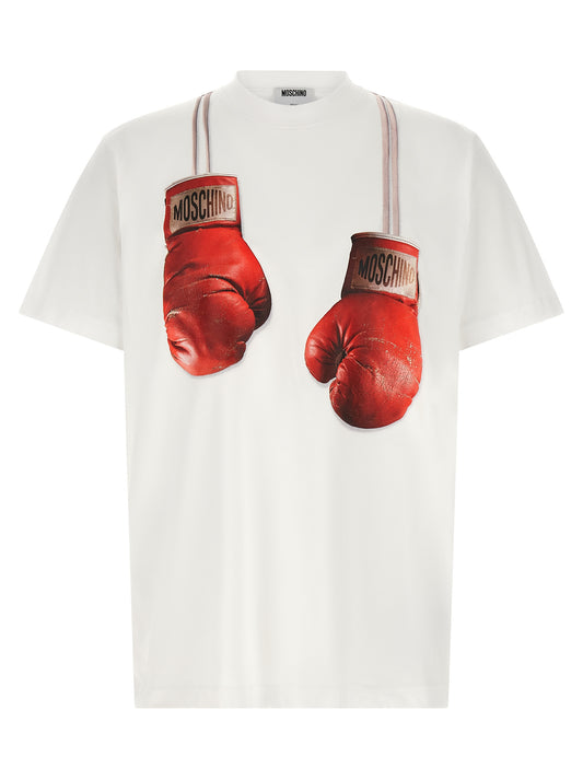 Moschino White Cotton T-Shirt