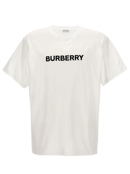 T-Shirt by Burberry for men in cotton white features an on trend silhouette, perfectly showcasing a on trend and crew neckline for an elevated aesthetic.