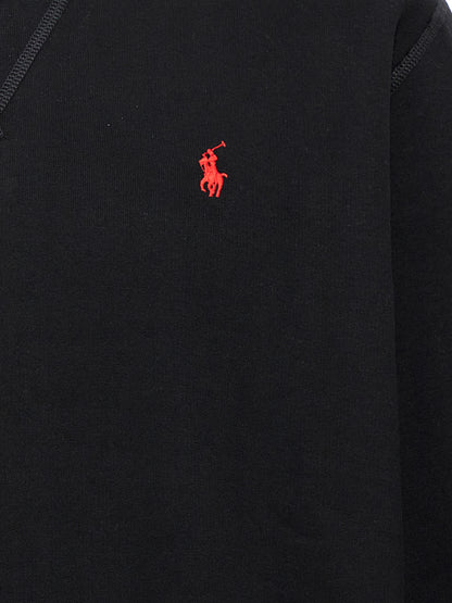 Polo Ralph Lauren Black Cotton Sweatshirt