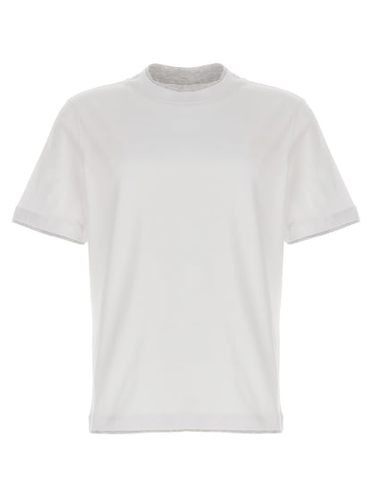 Brunello Cucinelli White Cotton T-Shirt