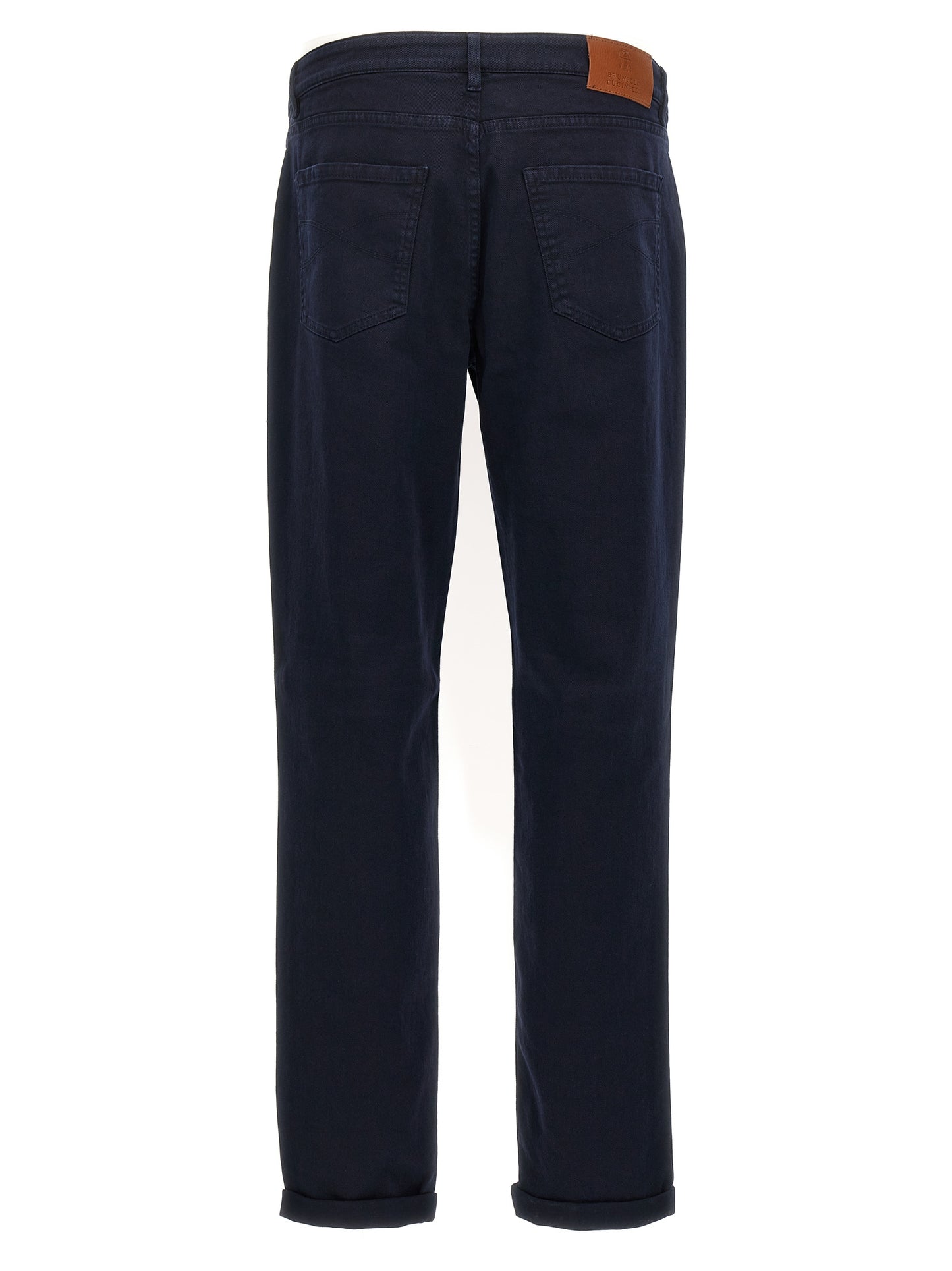 Brunello Cucinelli Blue Cotton Jeans Denim