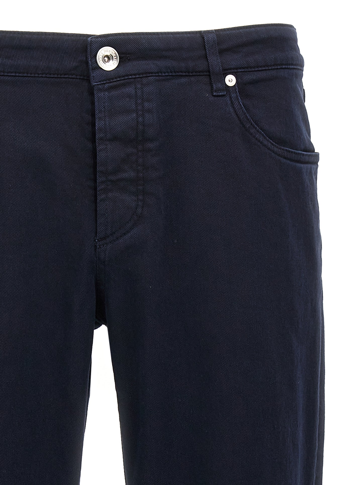 Brunello Cucinelli Blue Cotton Jeans Denim