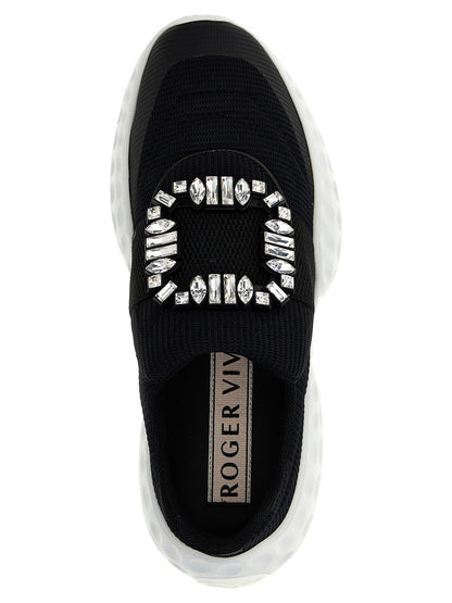 Roger Vivier Bicolor Polyethylene Athletic Sneakers