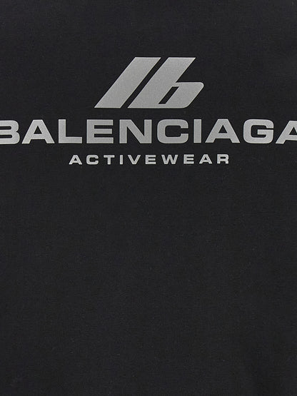 Balenciaga Black Cotton Sweatshirt