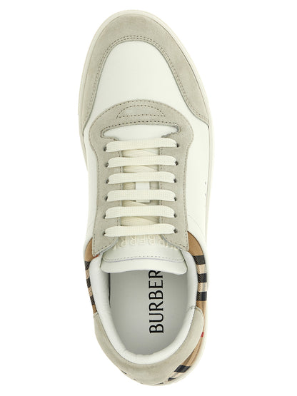 Burberry Multicolor Leather Low Top Sneakers