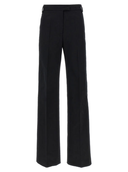 THELATEST Black Cotton Casual Pants
