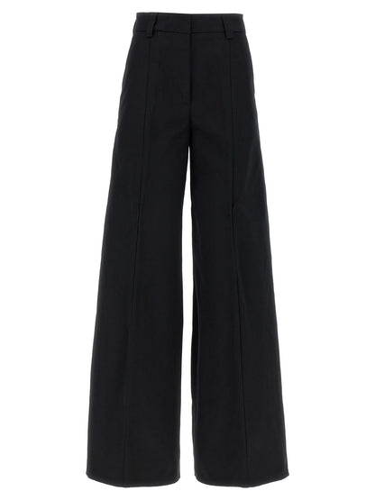 THELATEST Black Cotton Casual Pants