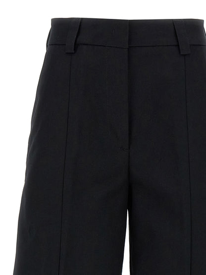 THELATEST Black Cotton Casual Pants