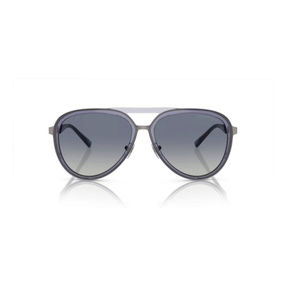 Emporio Armani Blue Metal Sunglasses