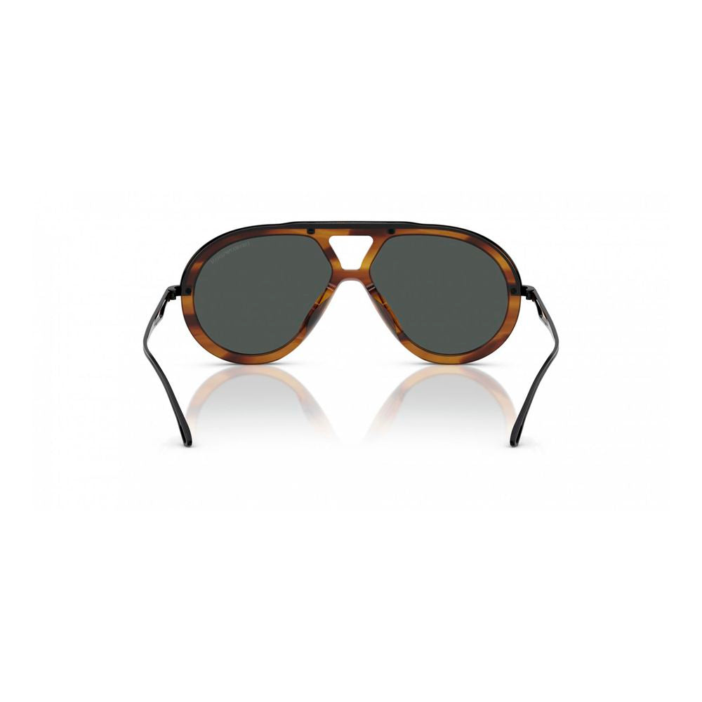 Emporio Armani Brown Acetate Sunglasses
