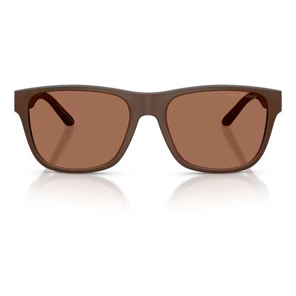 Emporio Armani Brown Acetate Sunglasses